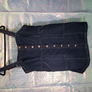 Jeans mini dress by H&M size large